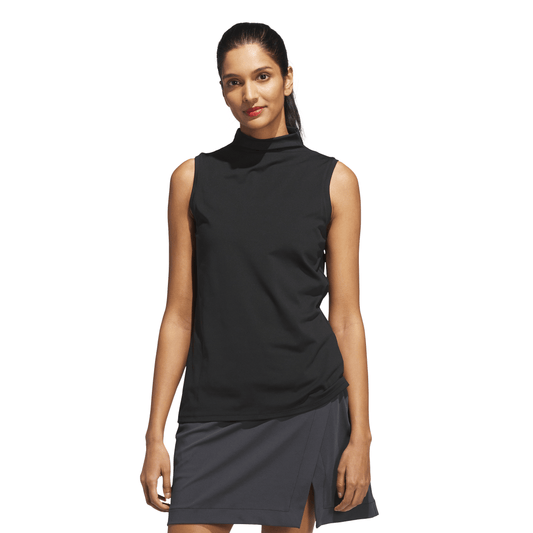 Ultimate365 Sleeveless Mock Neck Top - Black