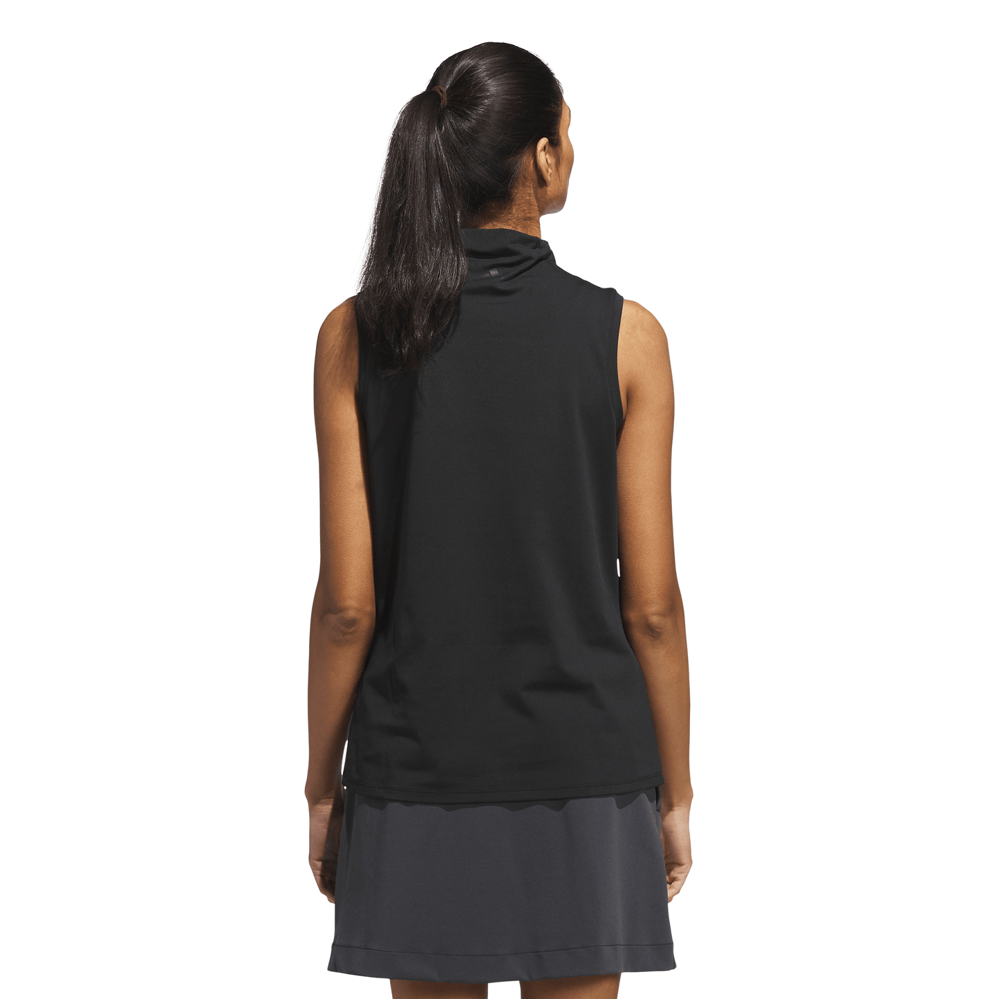 Ultimate365 Sleeveless Mock Neck Top - Black