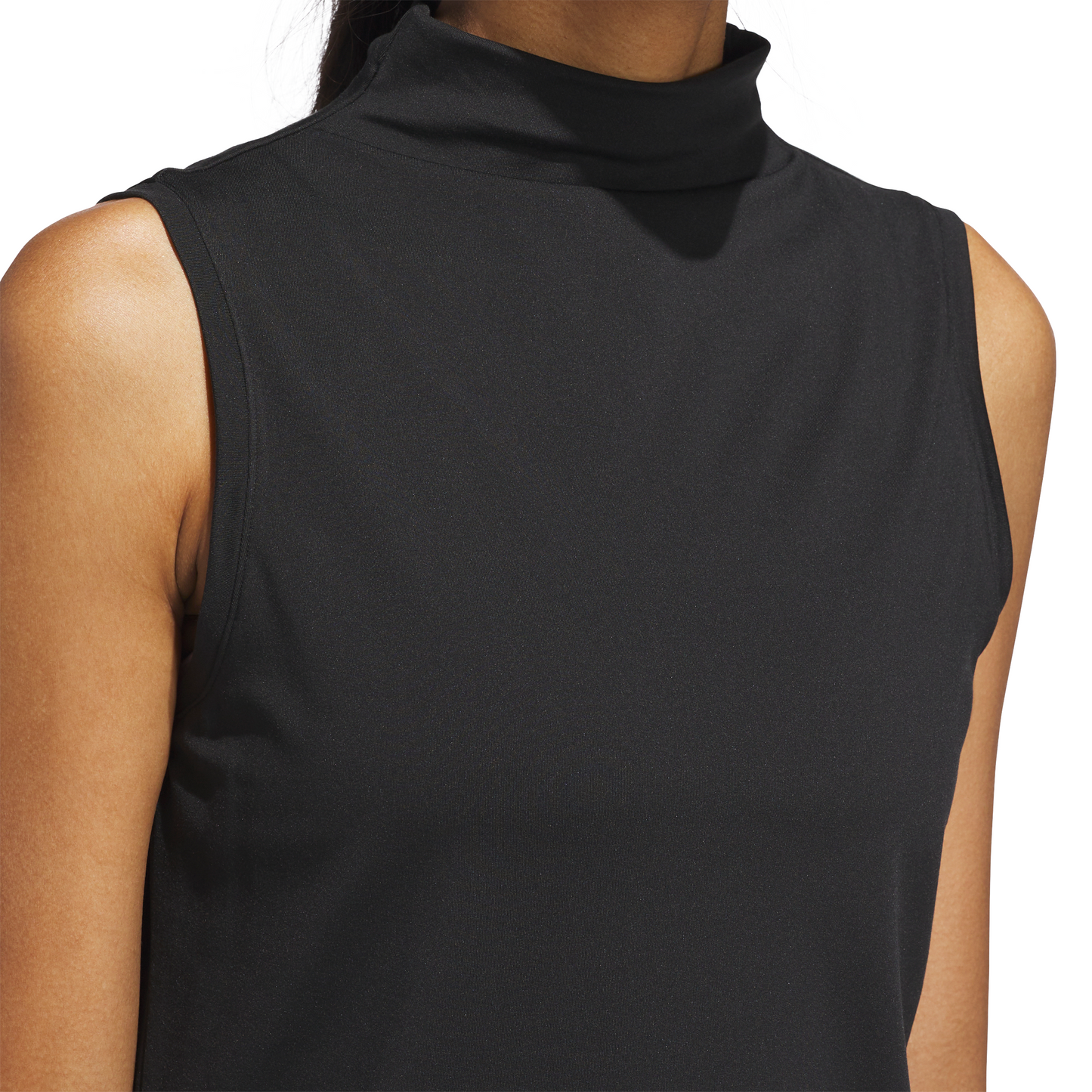 Ultimate365 Sleeveless Mock Neck Top - Black