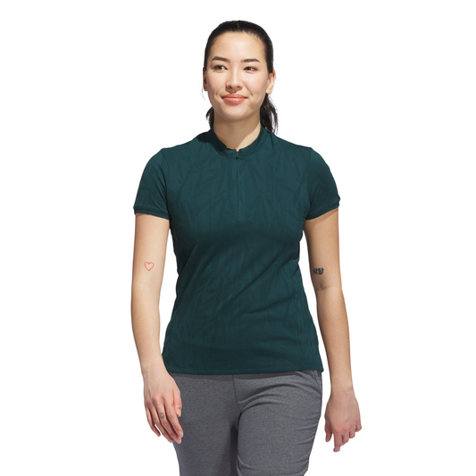 Go-to Jacquard Short Sleeve Polo Shirt - Aurora Ivy