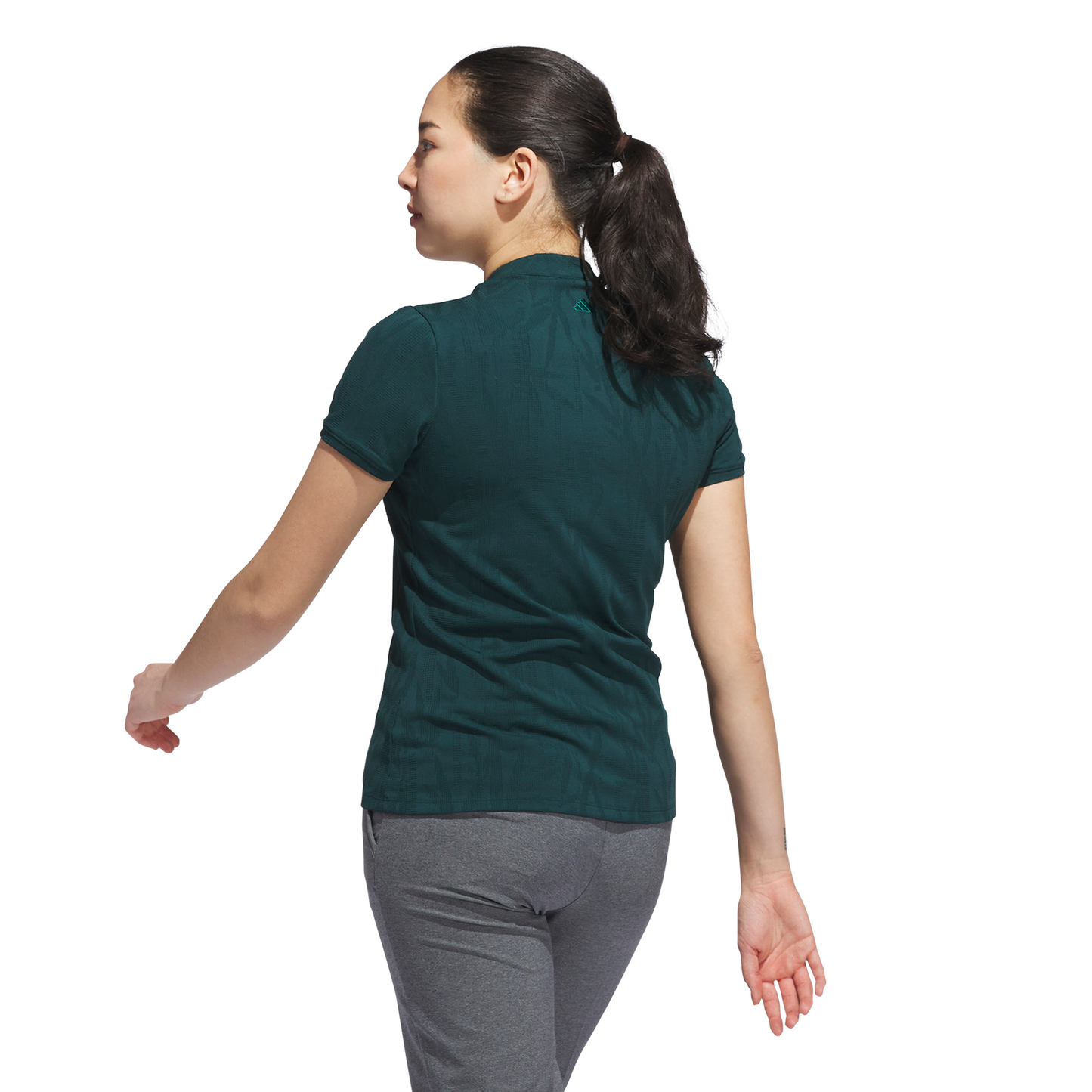 Go-to Jacquard Short Sleeve Polo Shirt - Aurora Ivy