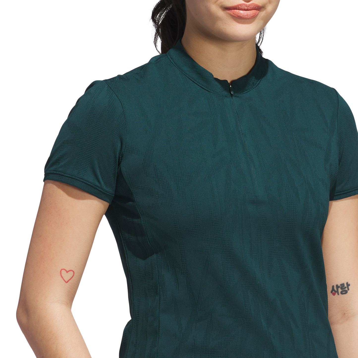Go-to Jacquard Short Sleeve Polo Shirt - Aurora Ivy