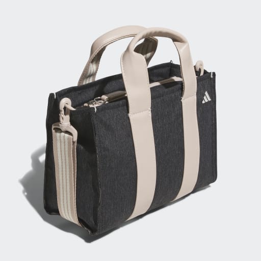 Denim-Look Heather Round Tote Bag