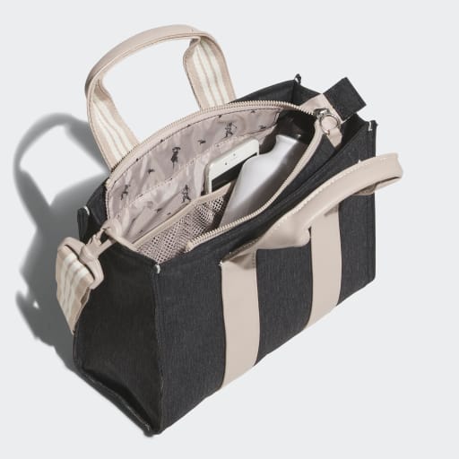 Denim-Look Heather Round Tote Bag