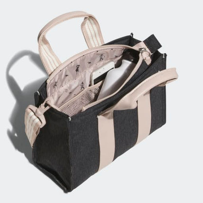 Denim-Look Heather Round Tote Bag