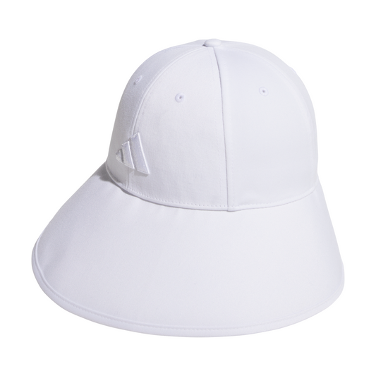 Wide Brim Cap - White