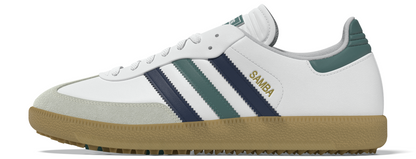 SAMBA Spikeless Golf Shoes	(Unisex) - White