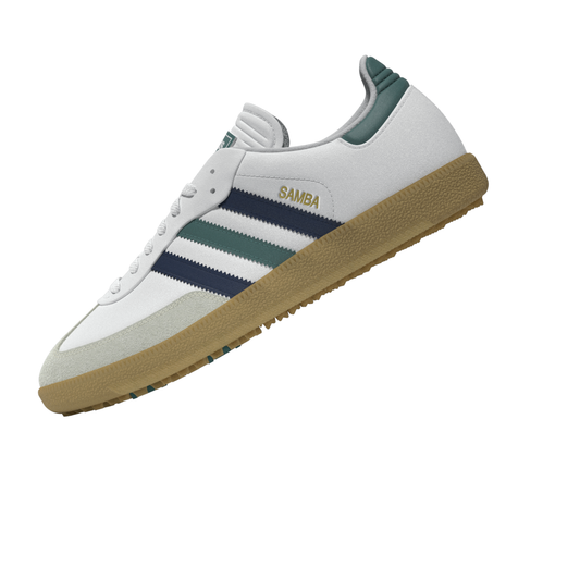 SAMBA Spikeless Golf Shoes	(Unisex) - White