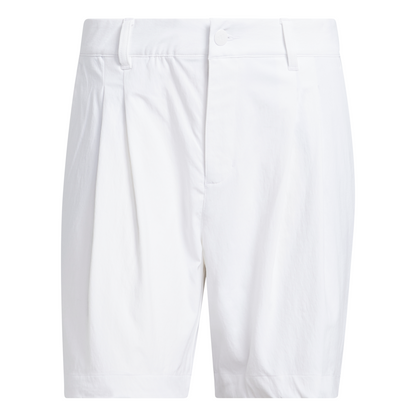 Go-to Pleated 7-inch Short - White