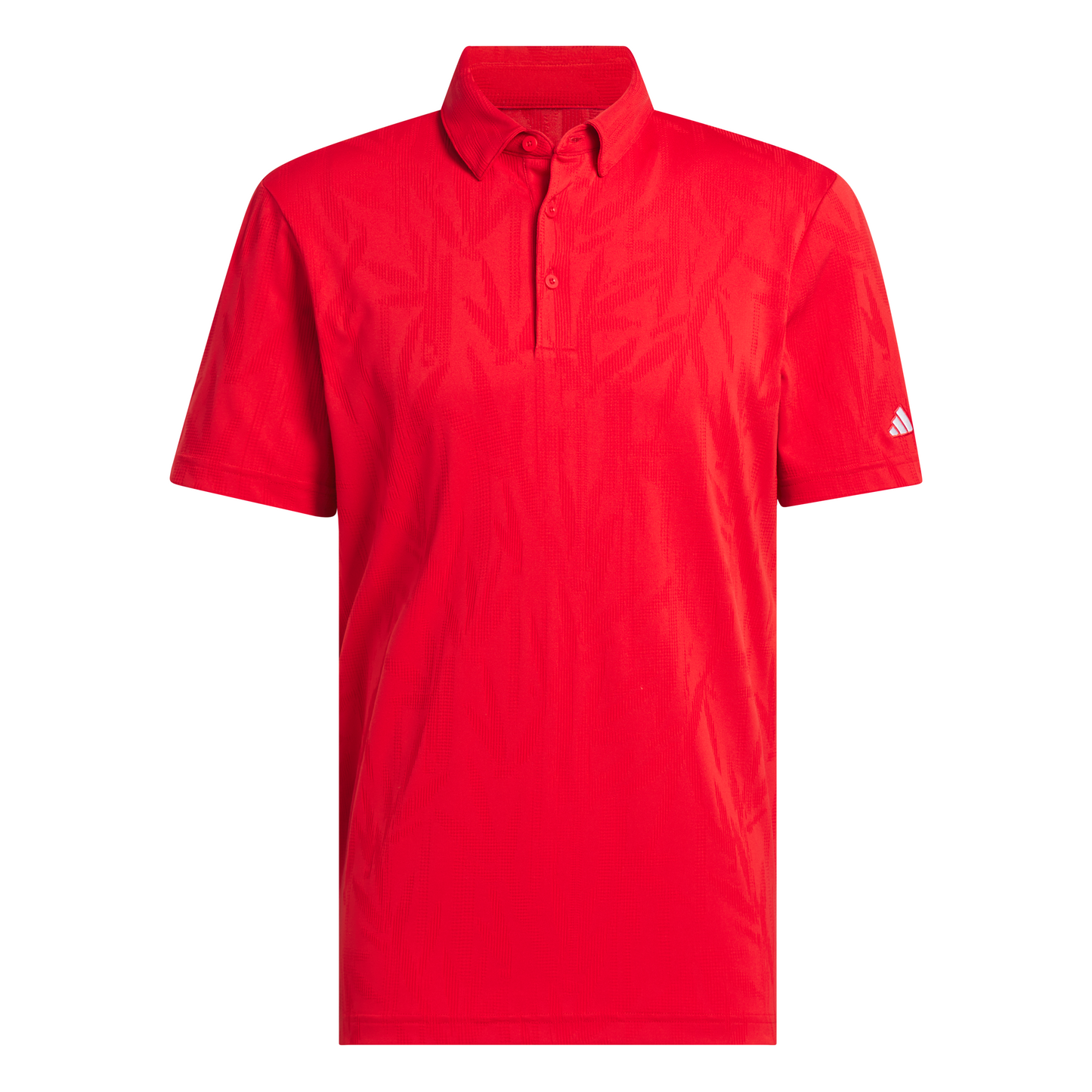 Go-to Textured Polo Shirt - Collegiate Red