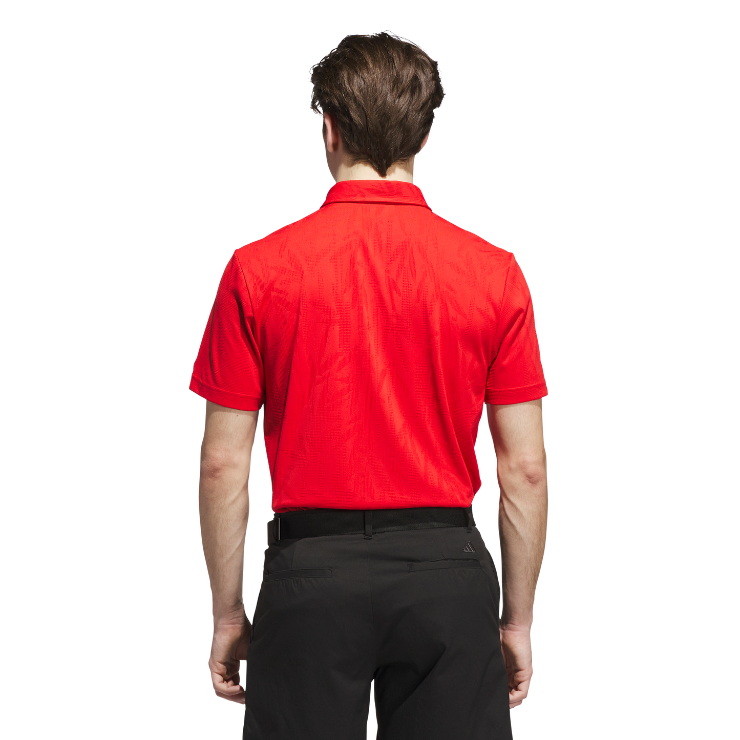 Go-to Textured Polo Shirt - Collegiate Red