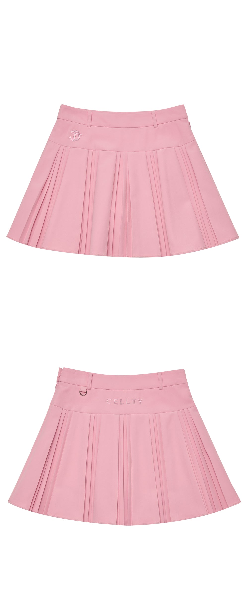 [CELLTY] Vivid Light Pleats Skirt - Pink