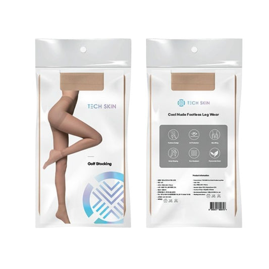 TECHSKIN Cool Nude Toeless Golf Stockings