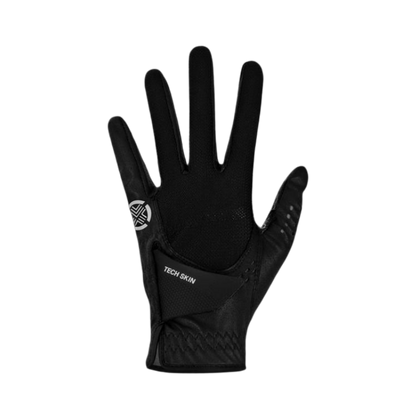 TECHSKIN Men's All-Silicone Black Golf Glove