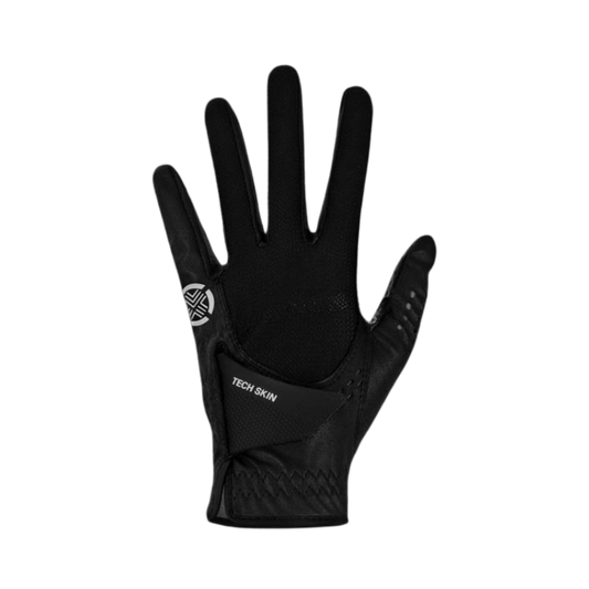TECHSKIN Men's All-Silicone Black Golf Glove