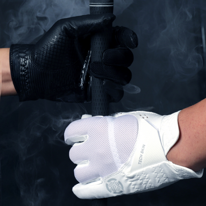 TECHSKIN Men's All-Silicone Black Golf Glove