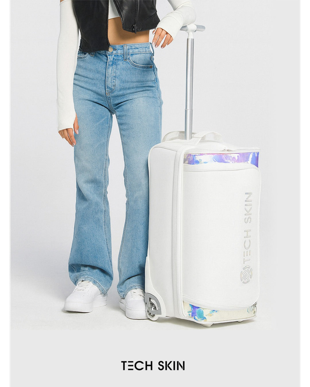 TECHSKIN TOURFLEX Trolley Wheel Boston Bag - Hologram