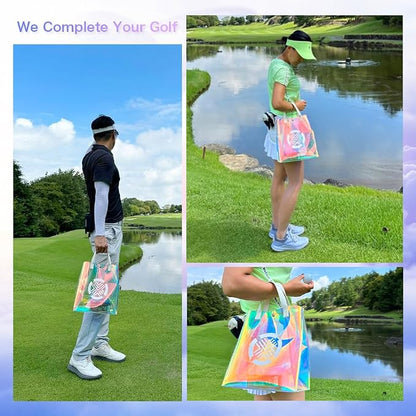 TECHSKIN Hologram Clear Cart Tote Bag