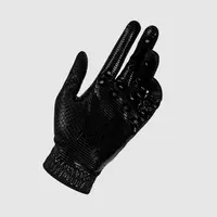 TECHSKIN Men's All-Silicone Black Golf Glove