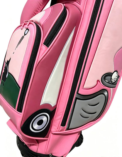 TESAI Signature Stand Bag in Vitality Rose