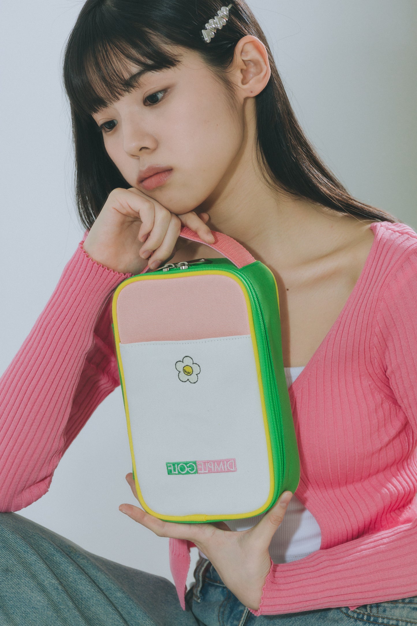 Colourblock Golf Pouch Kit