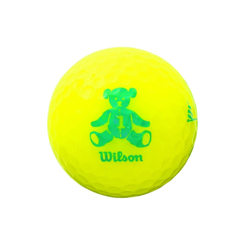 Wilson Bear Golf Ball - Yellow