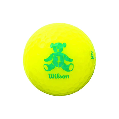Wilson Bear Golf Ball - Yellow