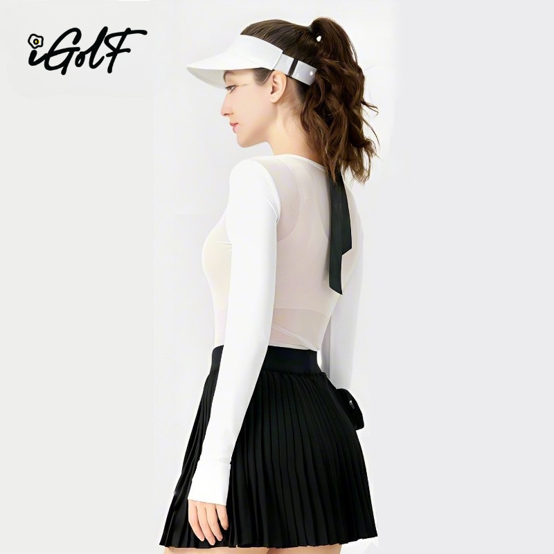 Women's Thumbhole UV Base Layer - White