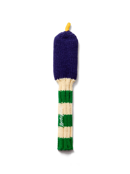 Stripe Knit Utility Cover - Navy