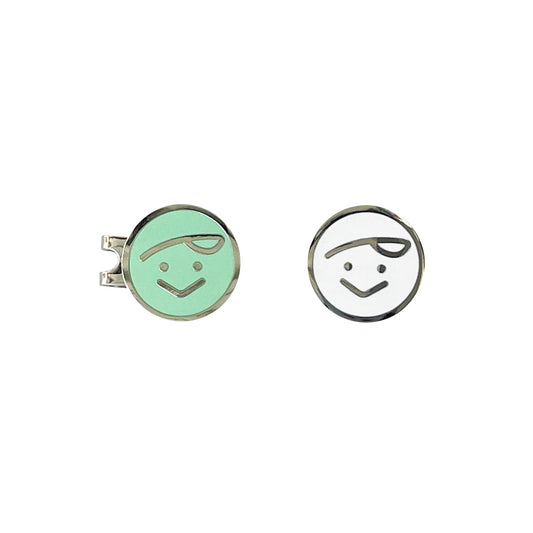 [piv'vee] Ball Marker Clip Set - Cloudy White / Pistacchio Mint