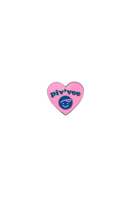 [piv'vee] Heart Ball Marker Clip Set - Bubble Pink