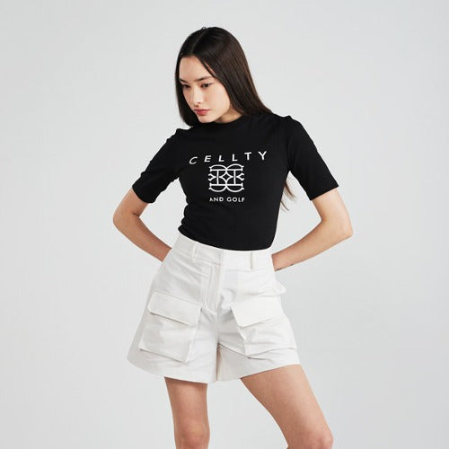 [CELLTY] Elastic Outpocket Shorts - Ivory
