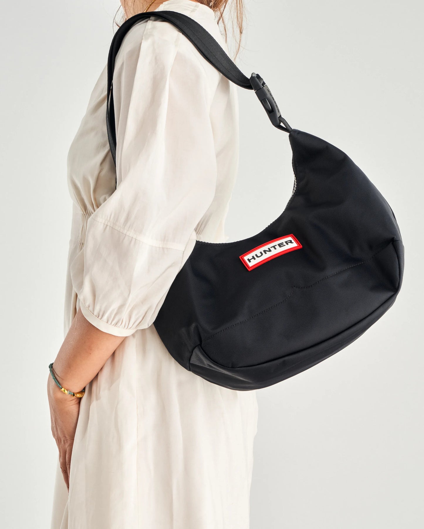 Hunter Nylon Midi Hobo